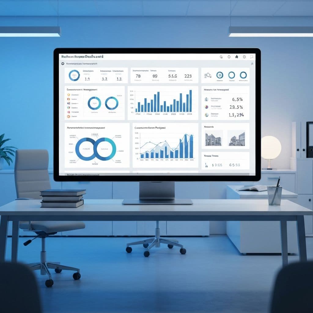 Dashboard de FlexiBuild con analytics y métricas